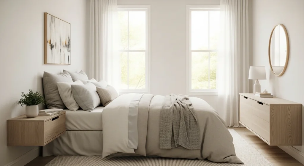 Small Bedroom Ideas with cozy, modern, and space-saving design