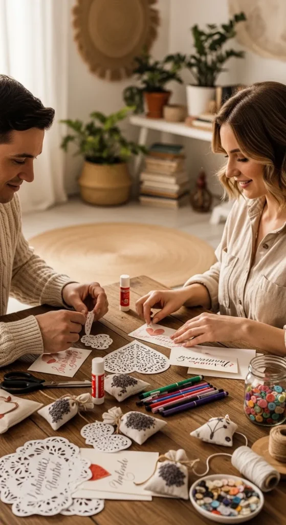 valentine’s day gifts ideas diy cozy couple crafting