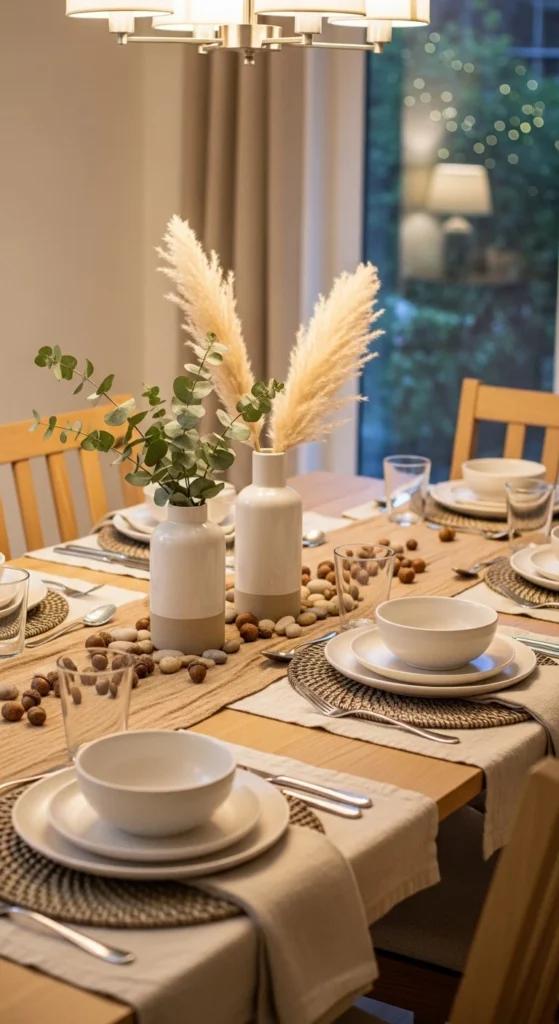 Dining room decor ideas with everyday dining table styling