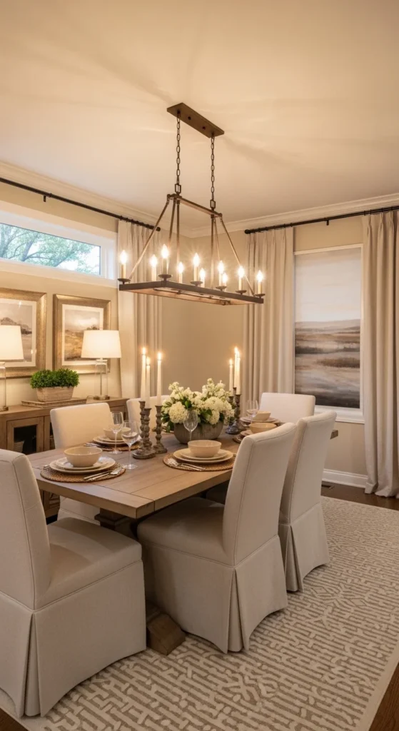 Dining room design ideas for a cozy atmosphere