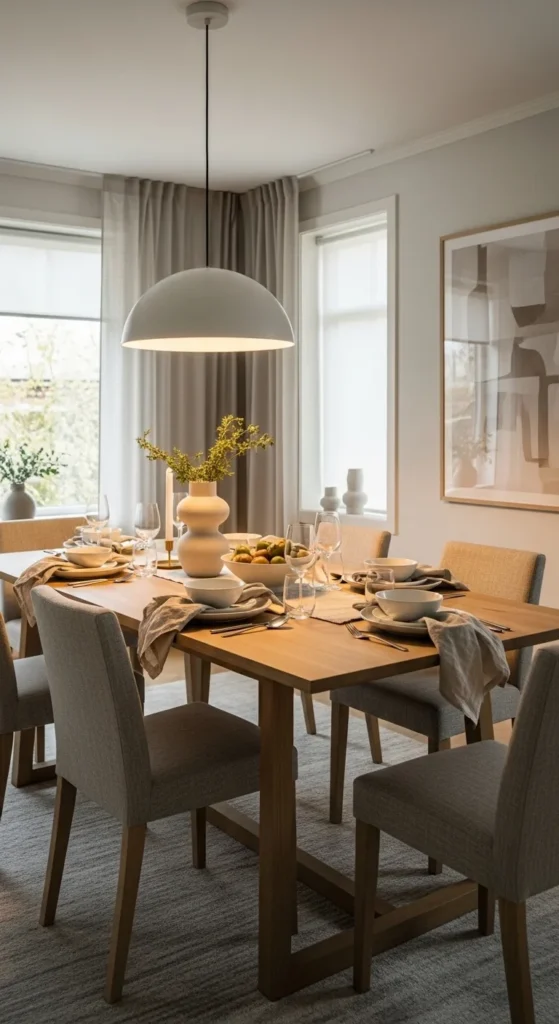 Dining room lighting ideas over table creating a warm and inviting atmosphere