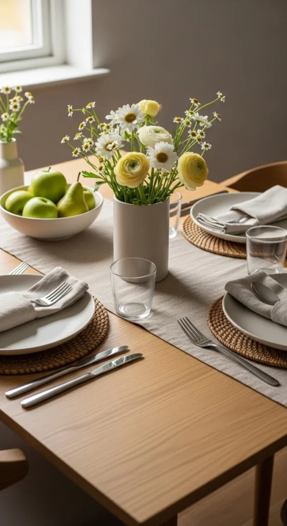 Dining room table decor ideas for everyday simple styling