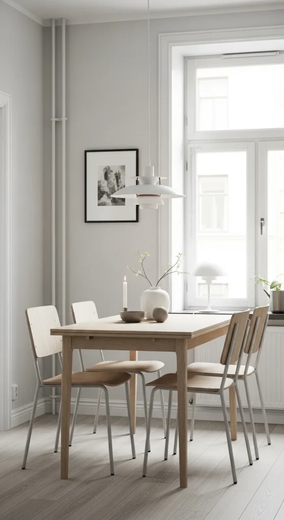 Minimalist small dining room ideas
