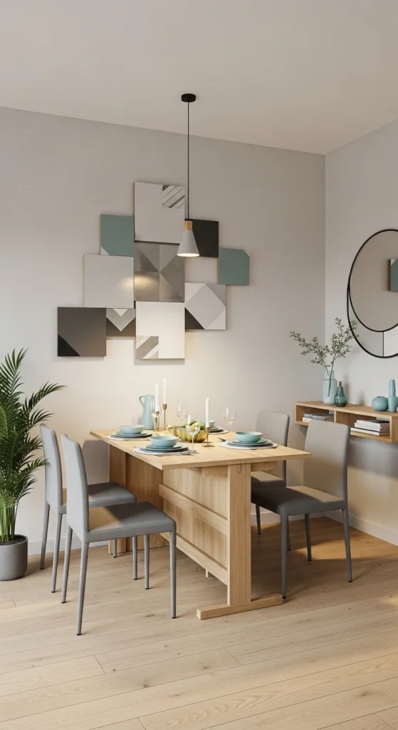 small dining room wall decor ideas for apartments
