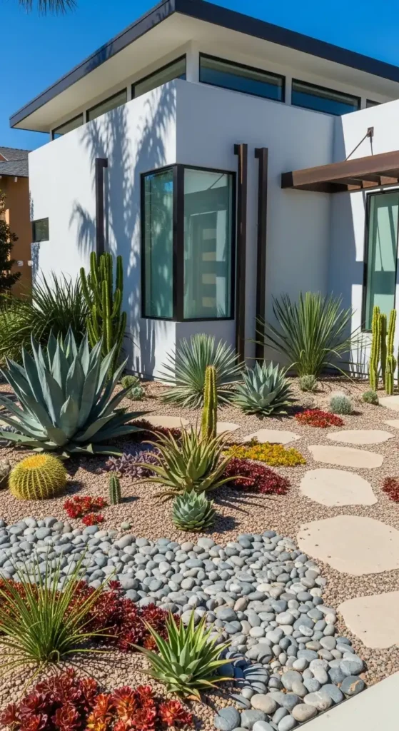 drought tolerant corner house landscaping ideas