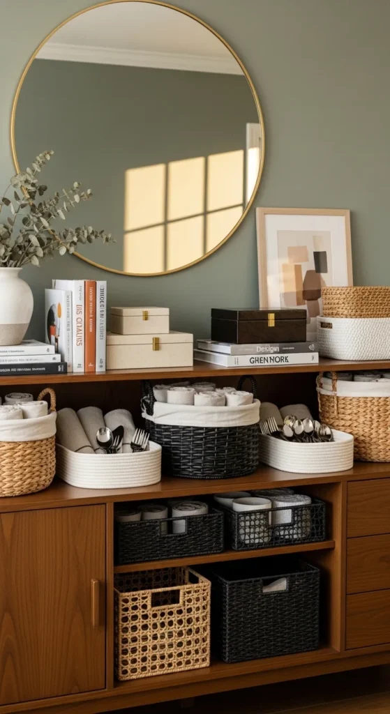dining room buffet decor ideas with functional storage styling