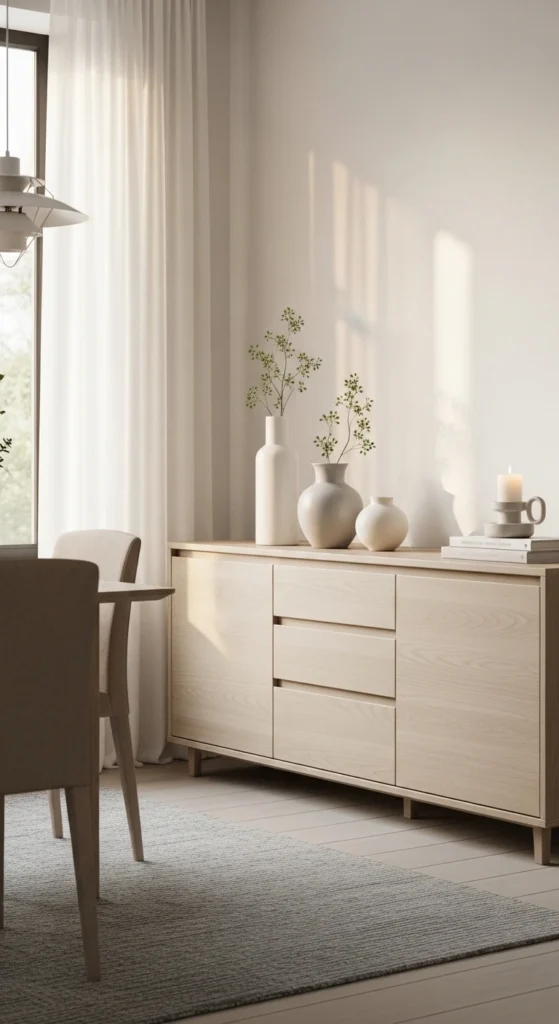 modern dining room buffet decor ideas minimalist style