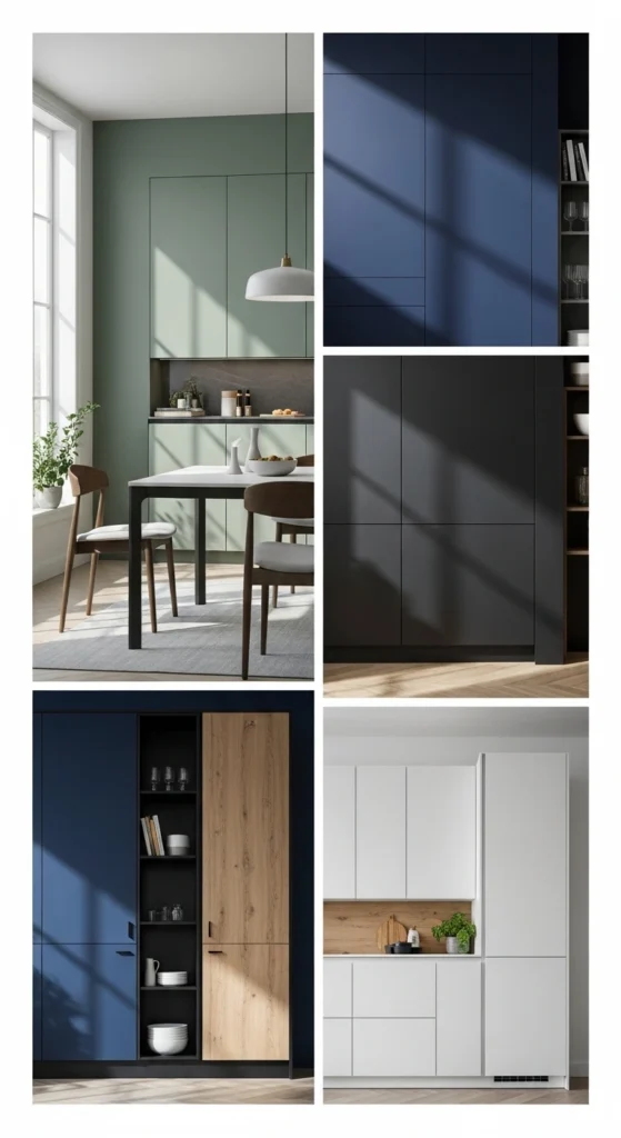 dining room cabinet ideas trending colors 2026 modern interior palette