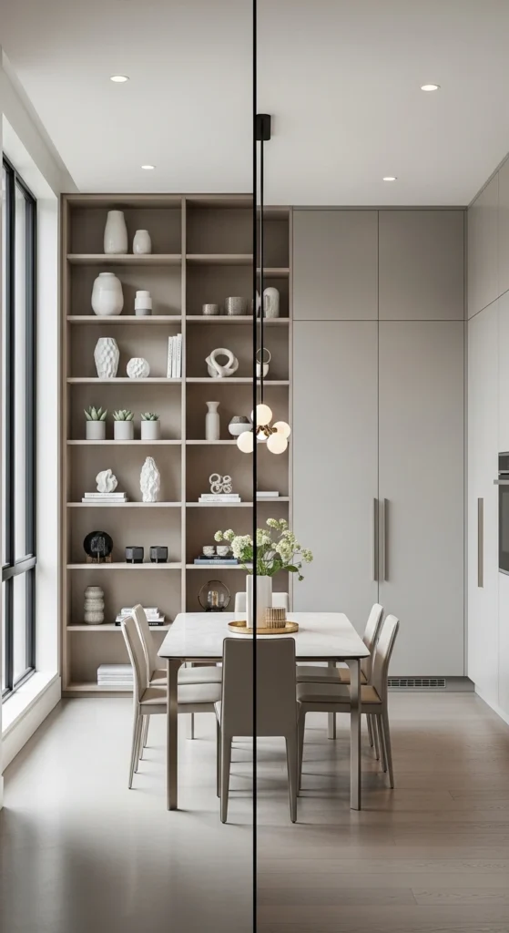 open shelving vs closed cabinets dining room storage comparison ideas