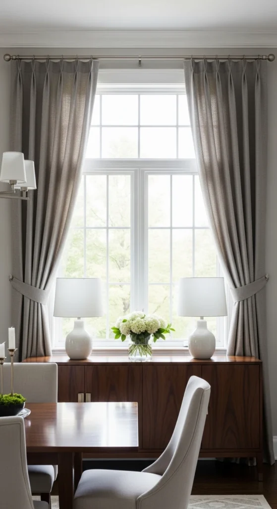 dining room drapes ideas styling tips for perfect finish