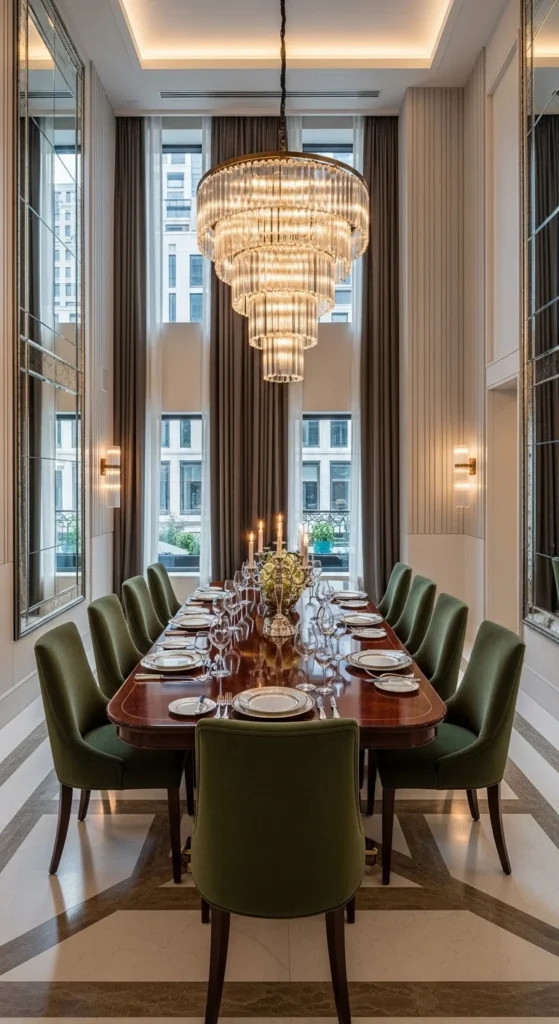 dining room drapes ideas with floor to ceiling curtains