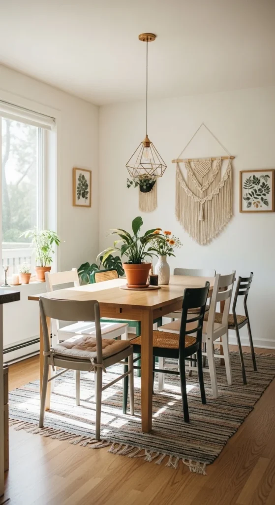 Dining room furniture ideas budget friendly DIY dining setup