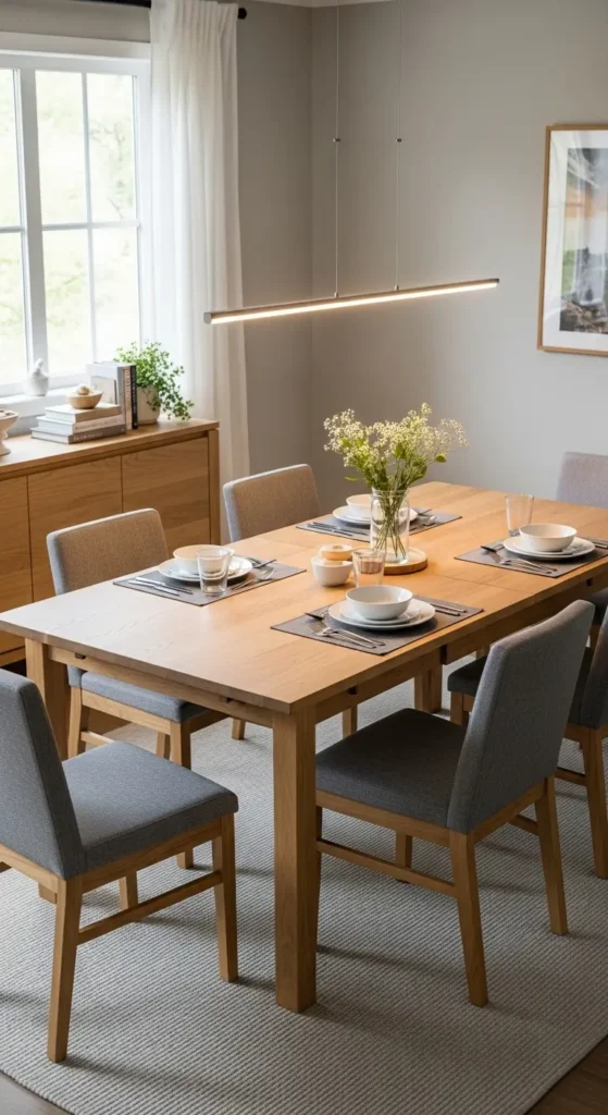 Dining room furniture ideas functional wooden dining table