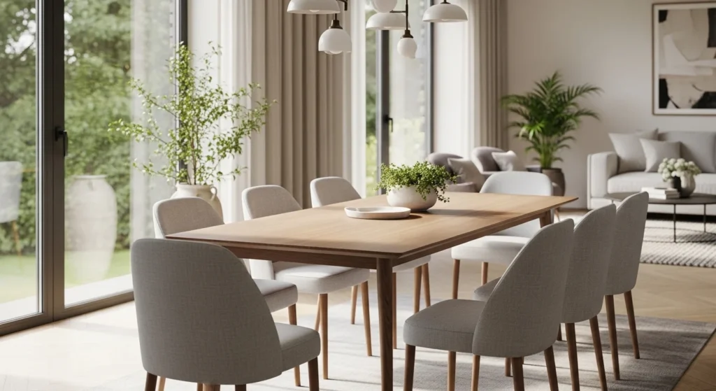 Dining room furniture ideas modern dining room with stylish table and chairs in elegant interior