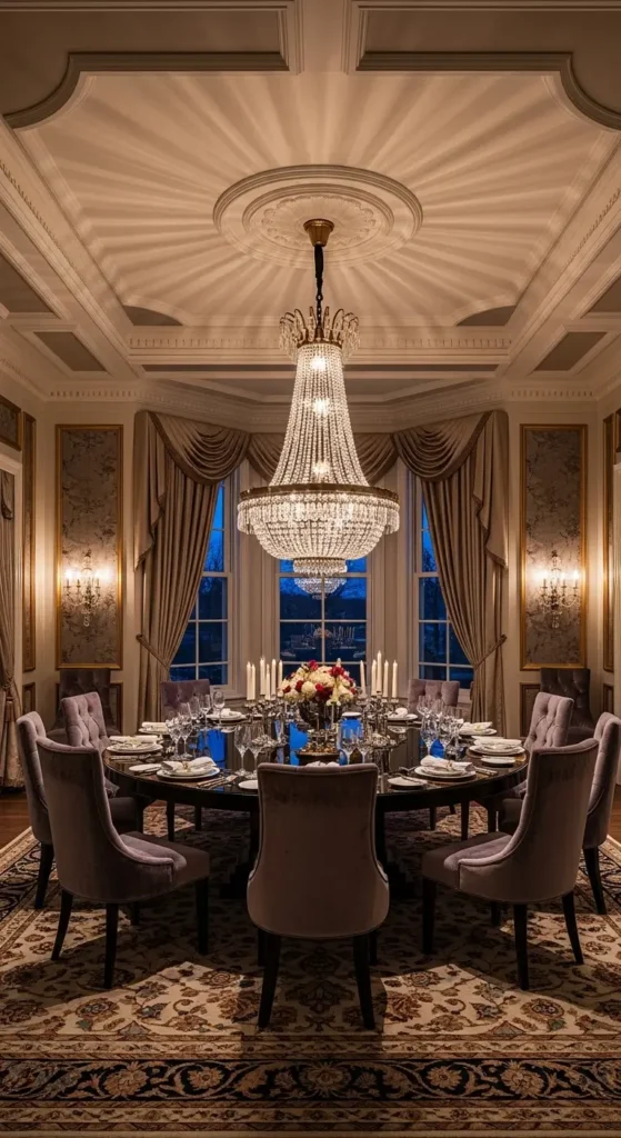 dining room lighting ideas over round table oversized fixture