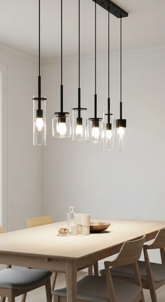 dining room lighting fixtures ideas pendant lights over dining table modern