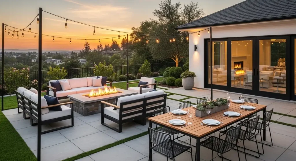 Outdoor landscaping ideas backyard luxury modern garden design