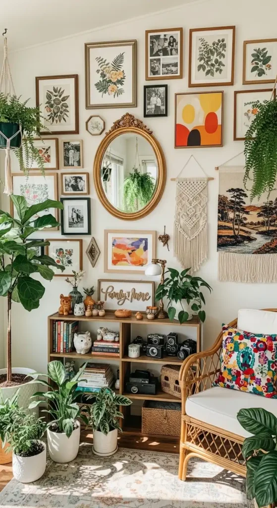 small indoor sunroom decorating ideas with wall art