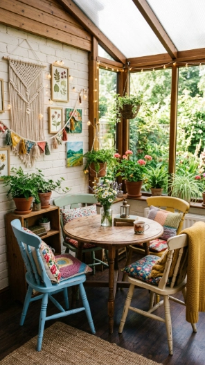 Budget friendly sunroom ideas DIY decor handmade cozy styling