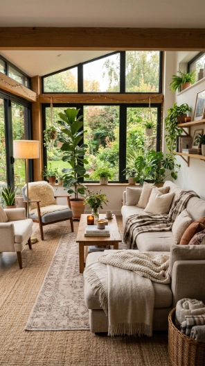 Contemporary sunroom decorating ideas cozy warm modern decor