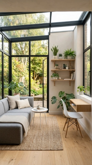 Contemporary sunroom decorating ideas small space smart layout