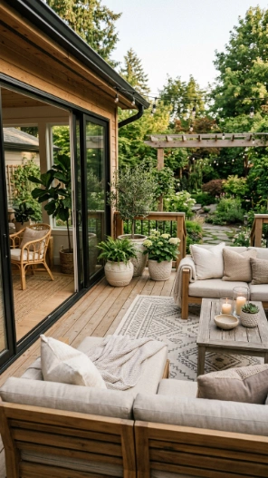 Deck and sunroom combo ideas stylish cozy outdoor decor
