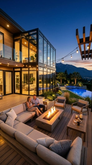 Deck and sunroom combo ideas luxury backyard outdoor living