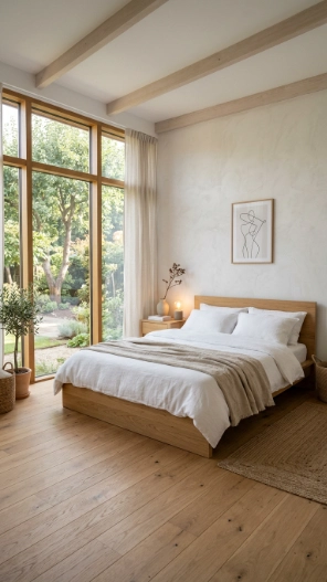 Small sunroom bedroom ideas minimalist cozy design with neutral tones and clean aesthetic