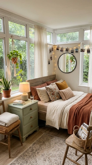 Small sunroom bedroom ideas budget-friendly cozy decor and DIY transformation