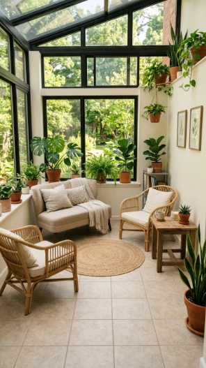 Budget-friendly sunroom tile flooring ideas with stylish and affordable interior design