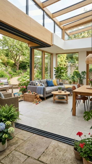 Slip-resistant sunroom tile flooring ideas for safe indoor-outdoor living spaces