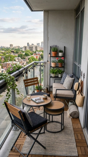 Space Saving Apartment Patio Furniture Ideas