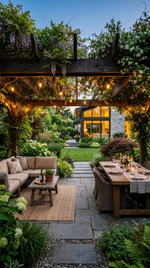 Covered Patio Ideas with Pergola
