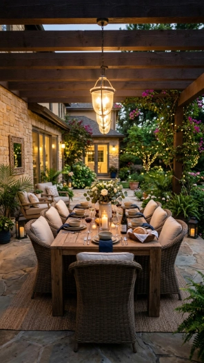 Covered Patio Dining Ideas