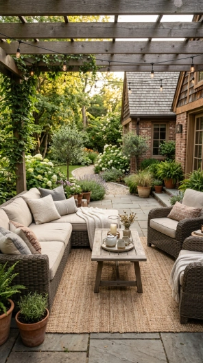 Comfortable Outdoor Seating for Cozy Patio Ideas