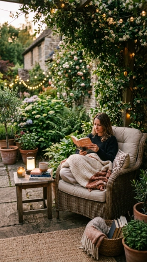 Cozy Patio Reading Nook Ideas