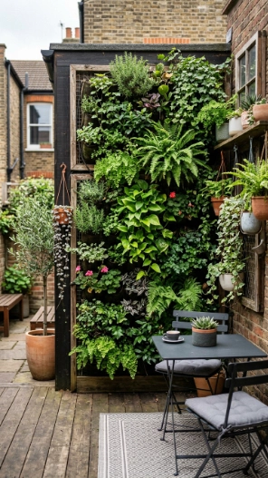 Vertical Garden Small Patio Ideas