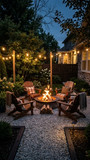 Small backyard fire pit ideas for cozy outdoor living