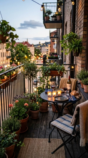 Apartment Patio Dining Ideas