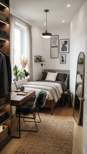 Dorm room ideas for guys with apartment-inspired style