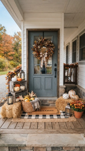 DIY Outdoor Fall Porch Decor Ideas