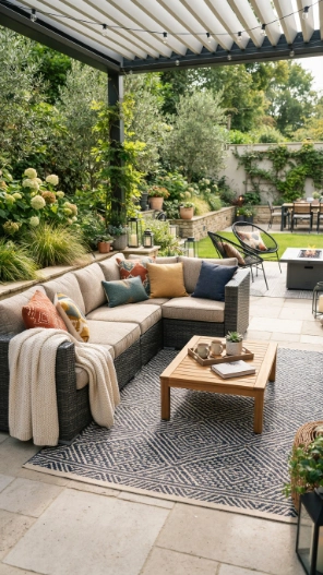 Outdoor Throw Pillow Patio Decorating Ideas