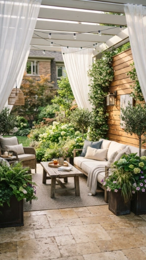 Patio Privacy Decorating Ideas