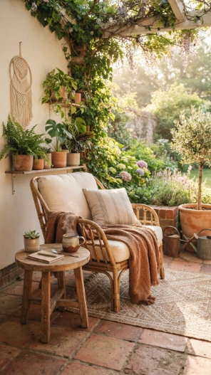 Patio Coffee Corner Decorating Ideas