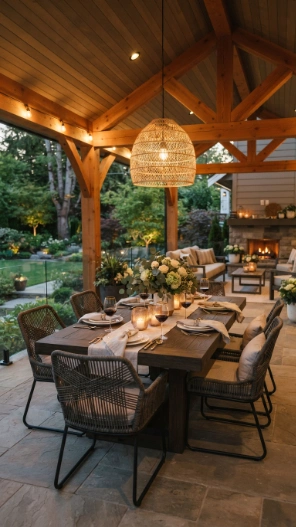 Outdoor Dining Patio Decorating Ideas