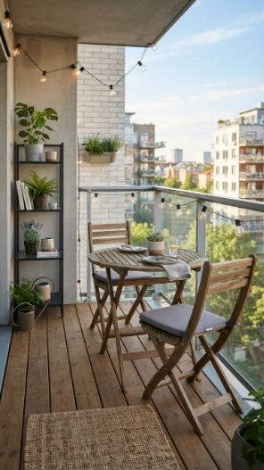 Foldable Patio Furniture Ideas for Small Space