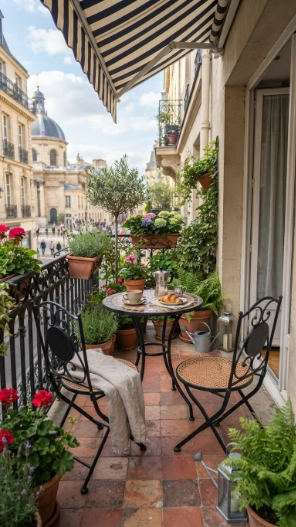 Small Patio Bistro Furniture Ideas