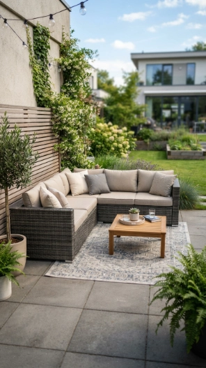 Small Space Patio Sectional Ideas