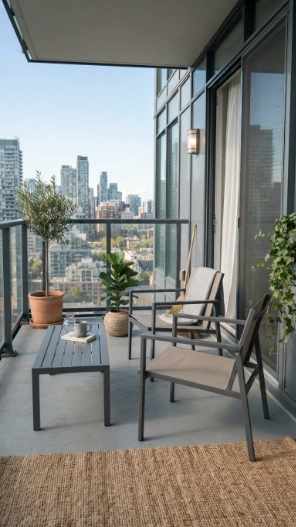 Slim Patio Furniture Ideas Small Space