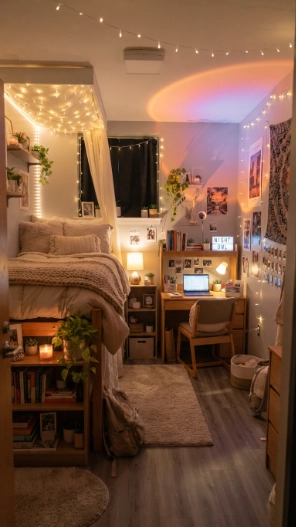 Lighting Ideas for Small Dorm Rooms